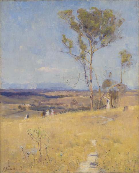 Arthur streeton Near Heidelberg